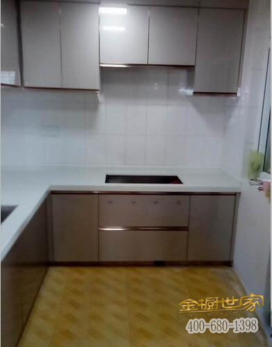小廚房櫥柜效果圖，濃縮是精華